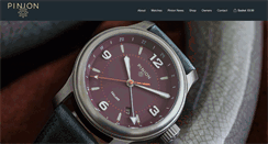 Desktop Screenshot of pinionwatches.com